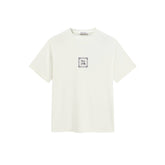 Men's Beige T-Shirt with Graphic Embroidery